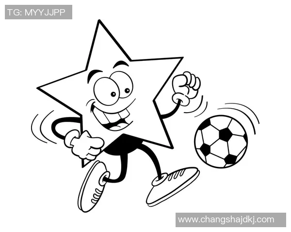 简笔画风格球星足球魅力展现技巧与创意结合的艺术表现